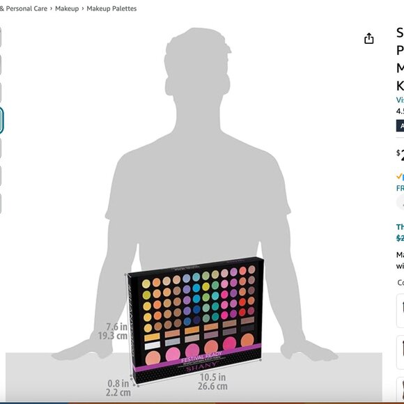 Highly Pigmented Blendable Eye shadows, Makeup Blush and Face powder Makeup Kit - Picture 4 of 9